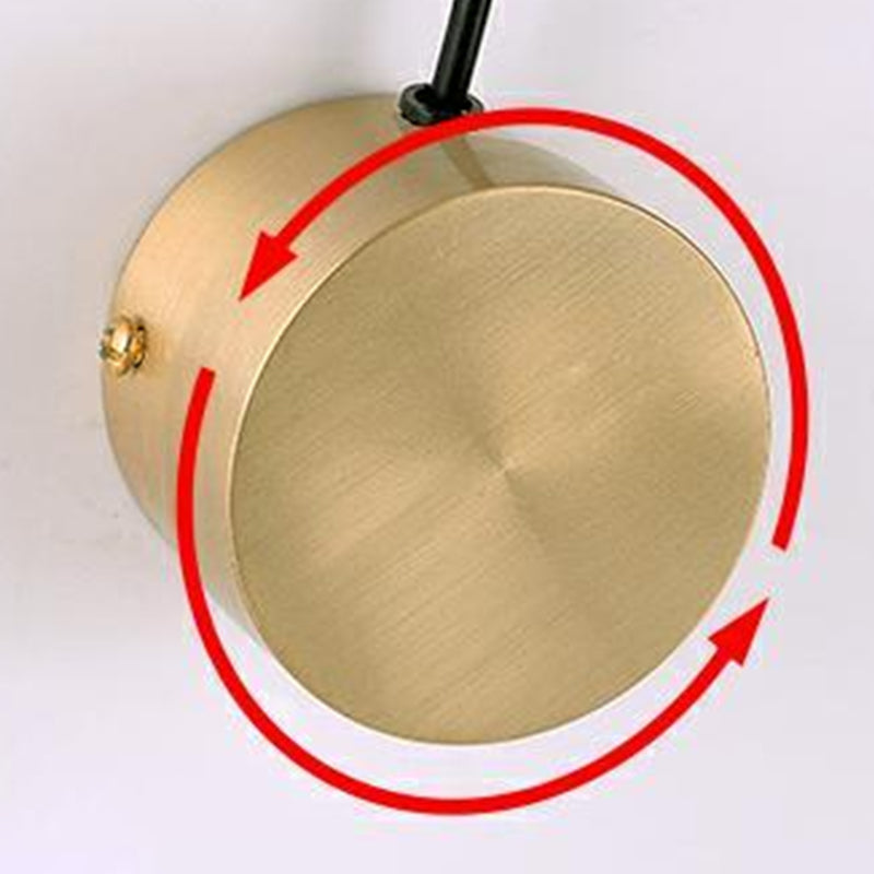 Runde Schatten Metall Wandleuchten moderner Stil 1- Lichtwandhalterlicht Licht