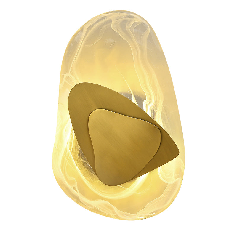 Einzigartige Schattenglas Wandleuchter moderner Stil mit einem leichten Wand montiertes Licht