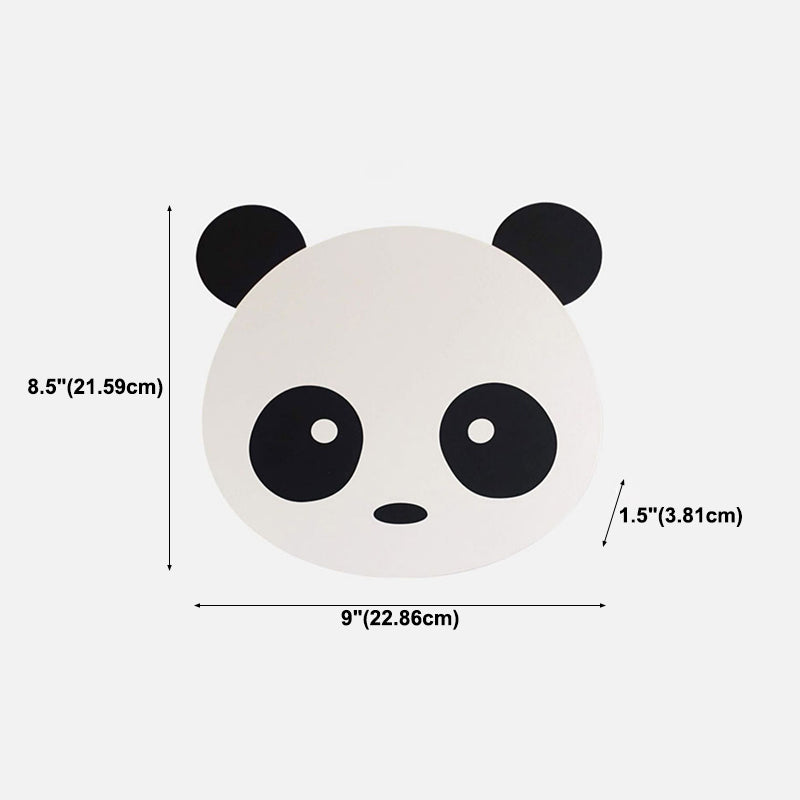 Unico tonalità in metallo a parete in metallo in stile kid a parete leggera monte leggera in bianco