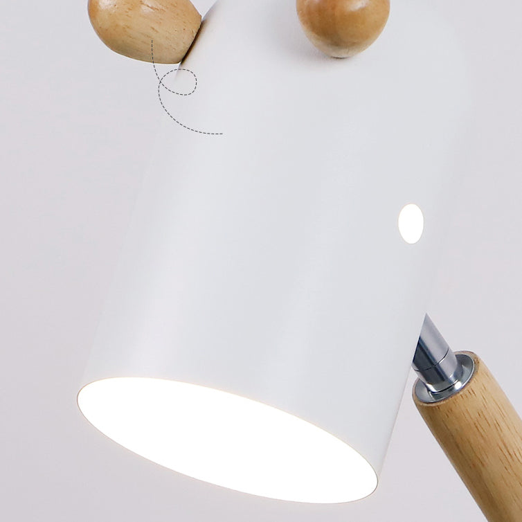 Halbzylindermetallwandleuchte moderne nordische Makkaron -Leuchtton -Leuchte