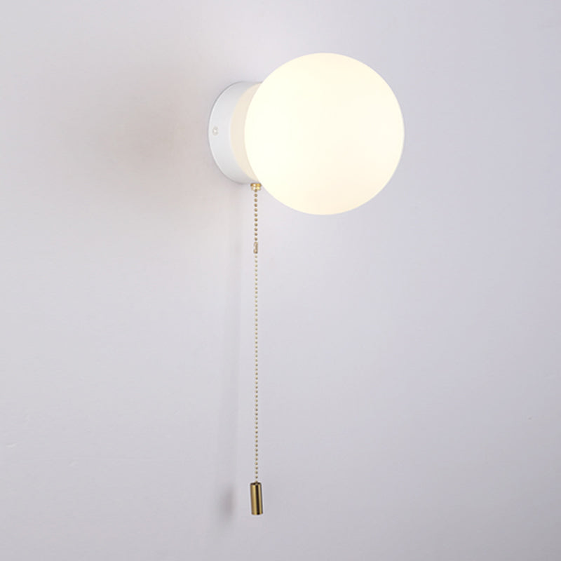Kugelschattenglas Wandleuchter moderner einzelner leichter Wand Licht montiertes Licht