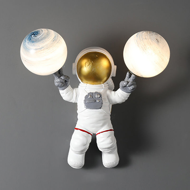 Lampada da parete per bambini astronauta per astronauta