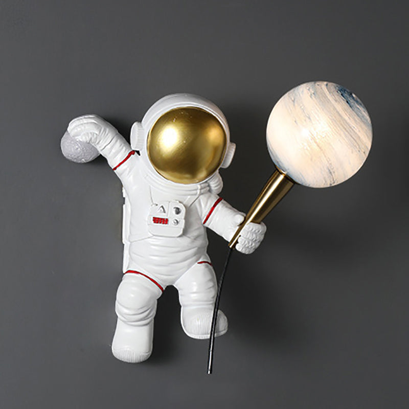 Lampada da parete per bambini astronauta per astronauta