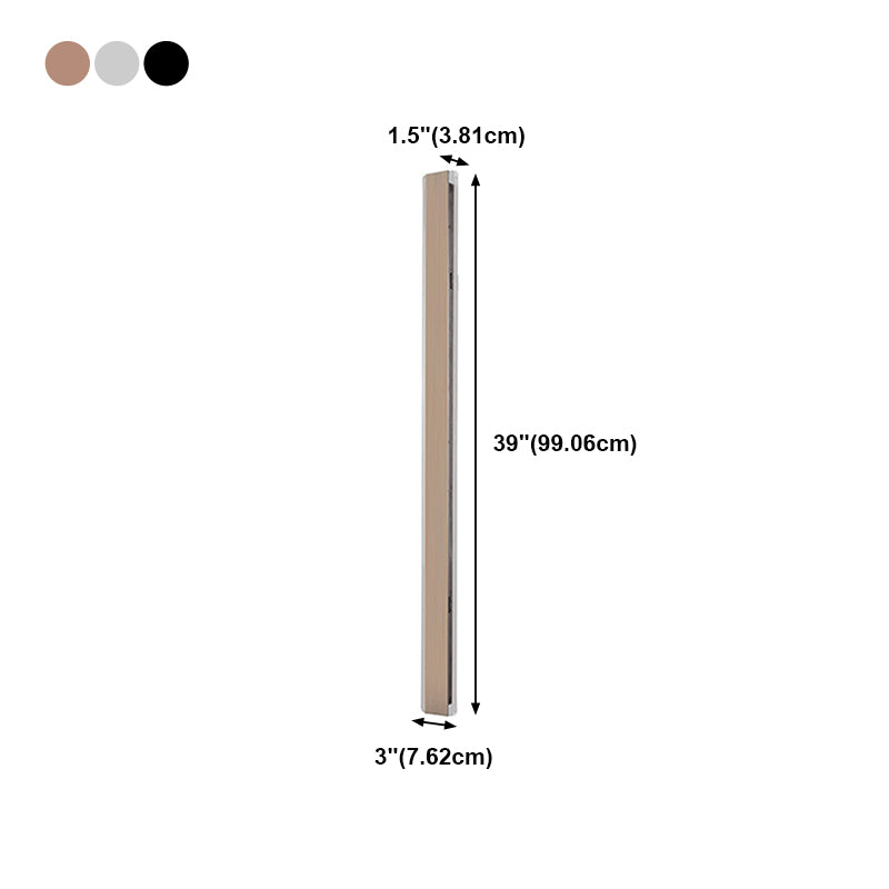 Linear Shape Metal Wall Light Modern Style 1 Light Wall Mount Light