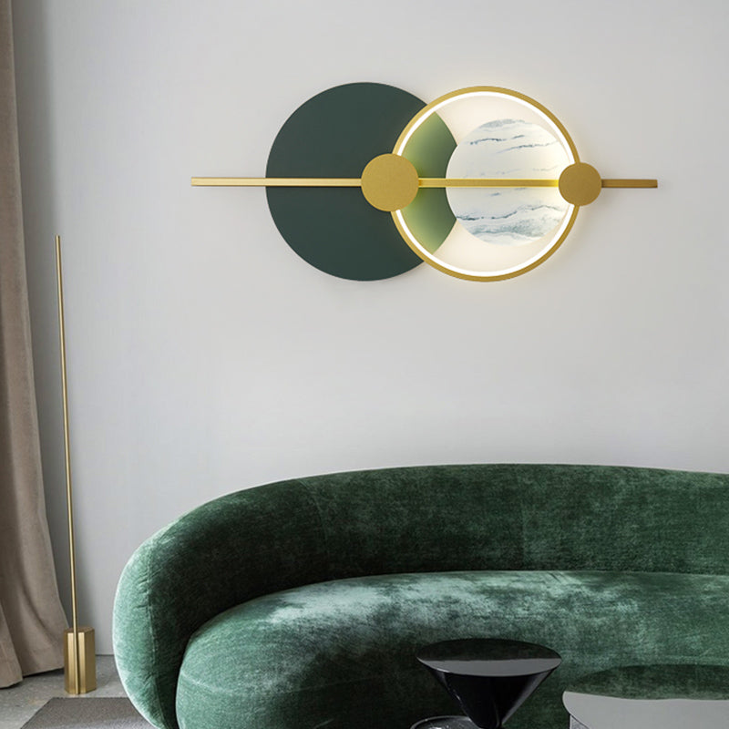 Zeitgenössischer Stil Geometrie Formwandleuchte Metall Wandmontage Leuchten