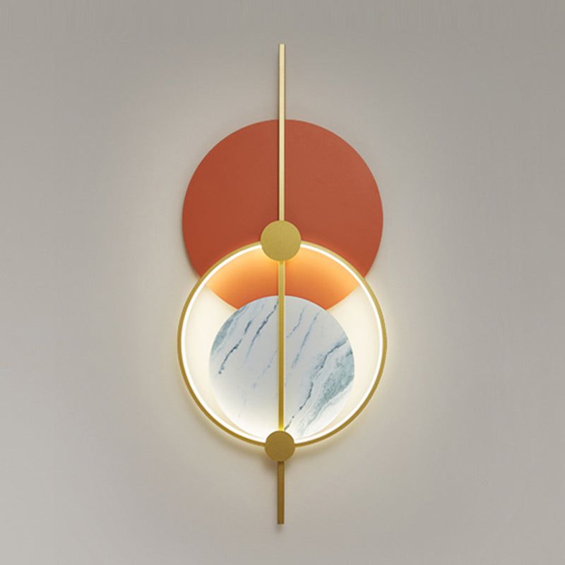 Zeitgenössischer Stil Geometrie Formwandleuchte Metall Wandmontage Leuchten