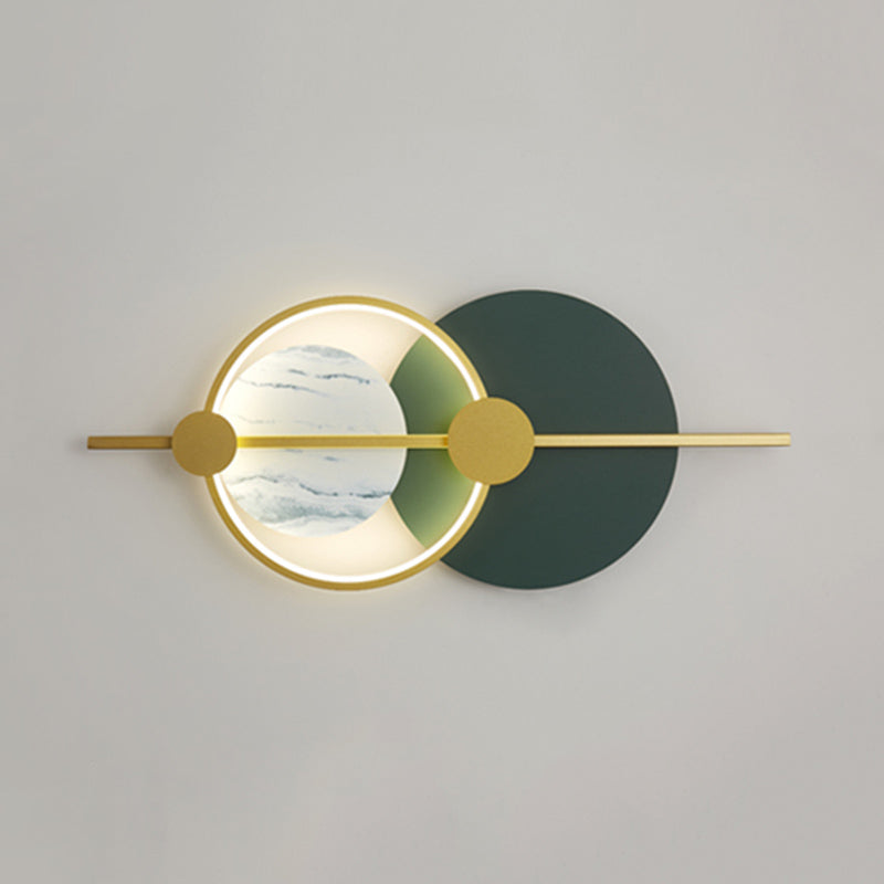 Zeitgenössischer Stil Geometrie Formwandleuchte Metall Wandmontage Leuchten