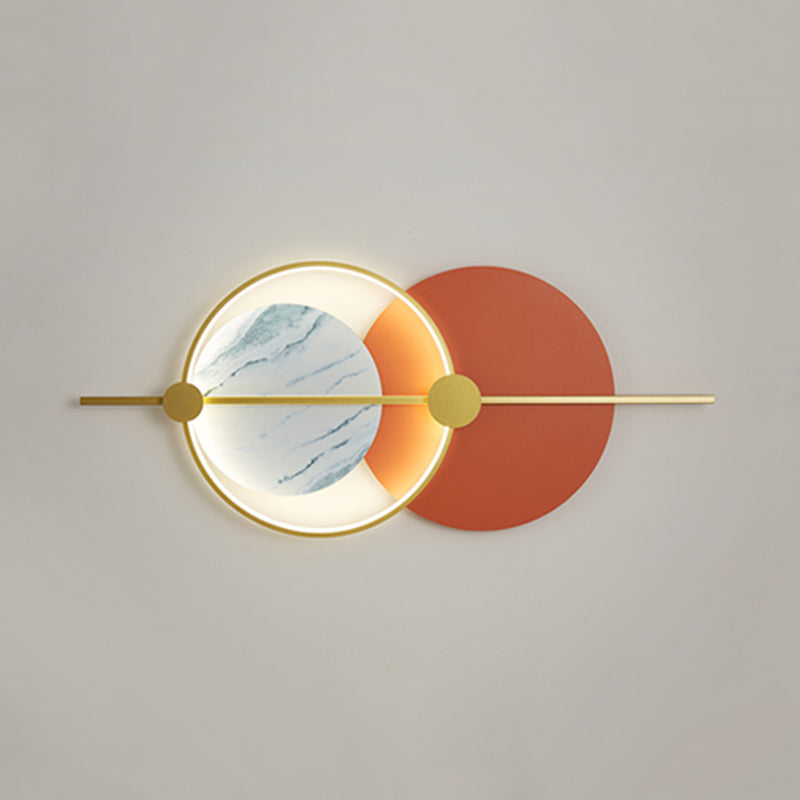 Zeitgenössischer Stil Geometrie Formwandleuchte Metall Wandmontage Leuchten