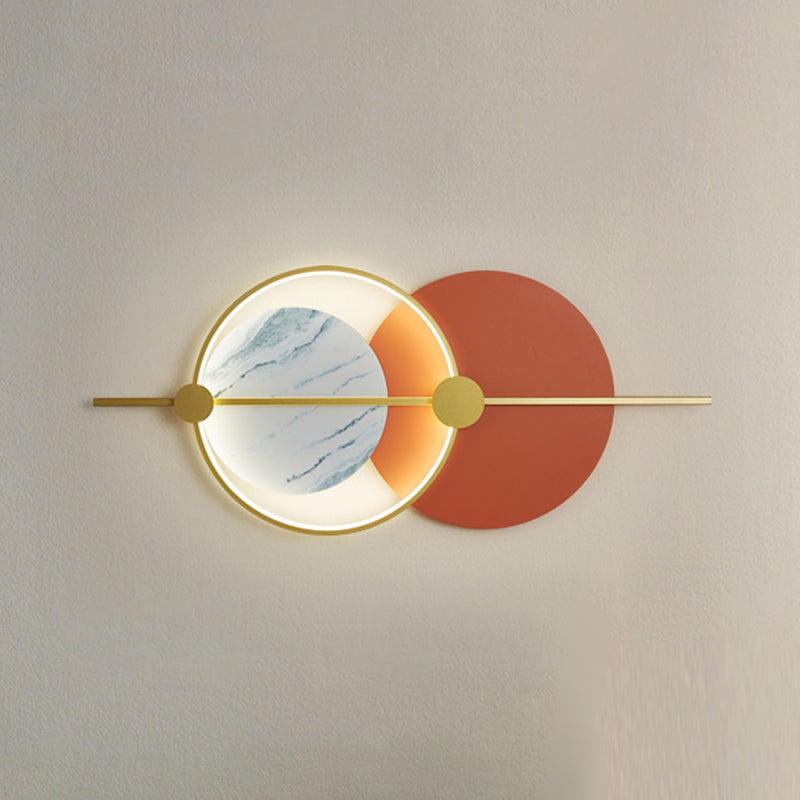 Zeitgenössischer Stil Geometrie Formwandleuchte Metall Wandmontage Leuchten