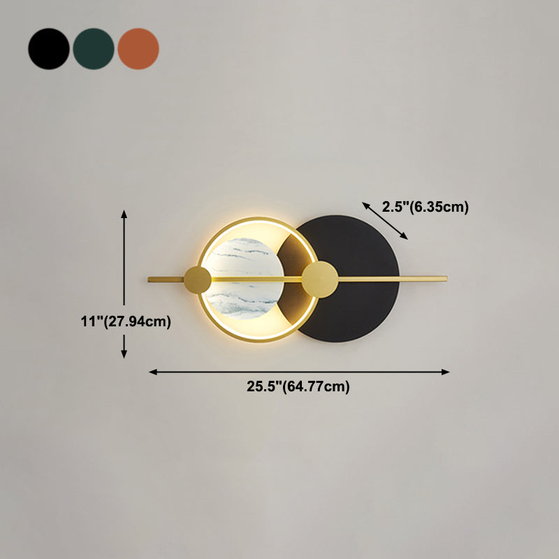 Zeitgenössischer Stil Geometrie Formwandleuchte Metall Wandmontage Leuchten