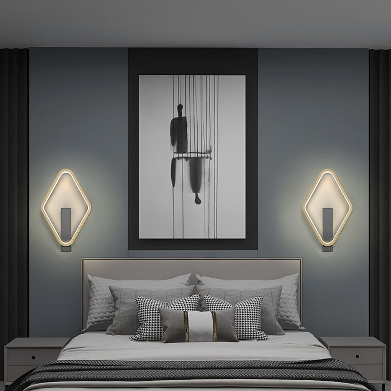 Geometrieform Wandmontage Lichter moderne Metallwandleuchten im Stil von Metall