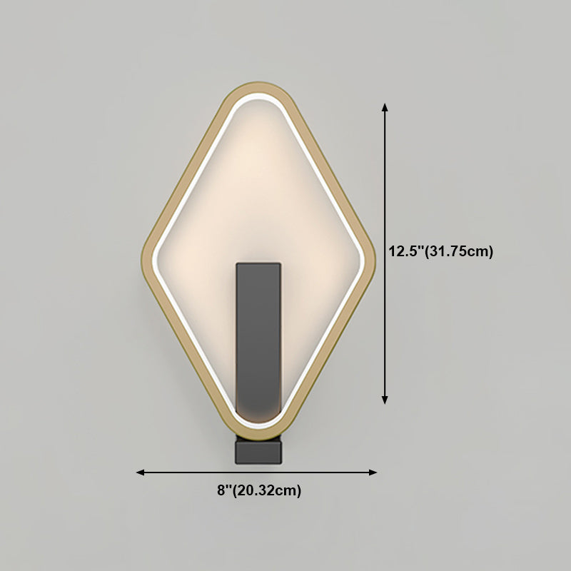 Geometrieform Wandmontage Lichter moderne Metallwandleuchten im Stil von Metall