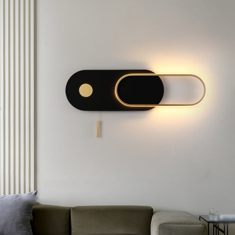 Modern Style Geometry Shape Wall Lights Metal 2-Light Wall Mount Lights