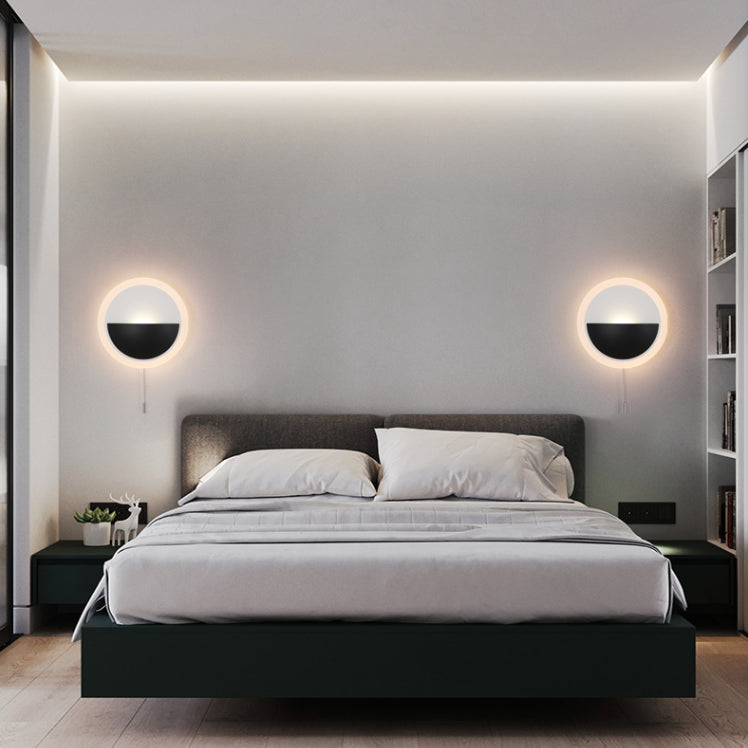 Modern Style Geometry Shape Wall Lights Metal 2-Light Wall Mount Lights