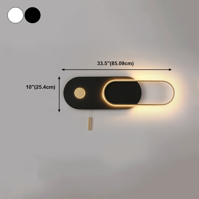 Modern Style Geometry Shape Wall Lights Metal 2-Light Wall Mount Lights