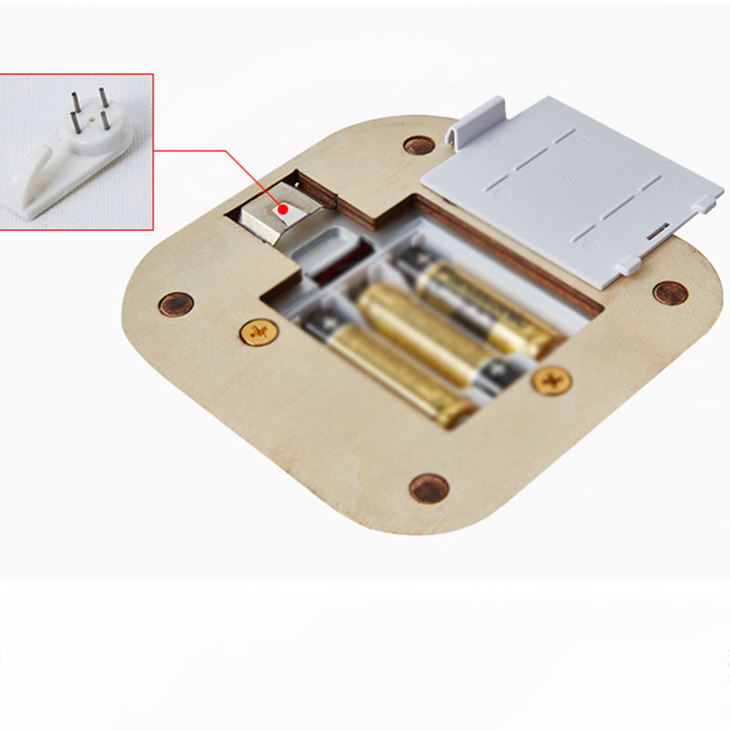 Moderne Stil Leuchte Wolkenform Holz 1-Licht-Wandhalterung Licht