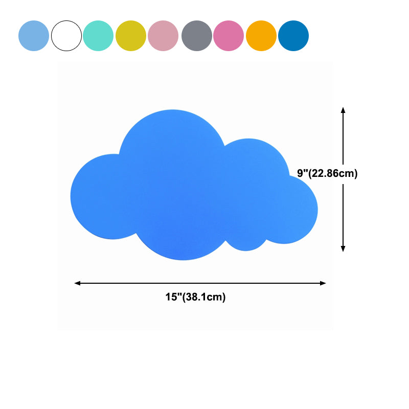 Moderne Stil Leuchte Wolkenform Holz 1-Licht-Wandhalterung Licht