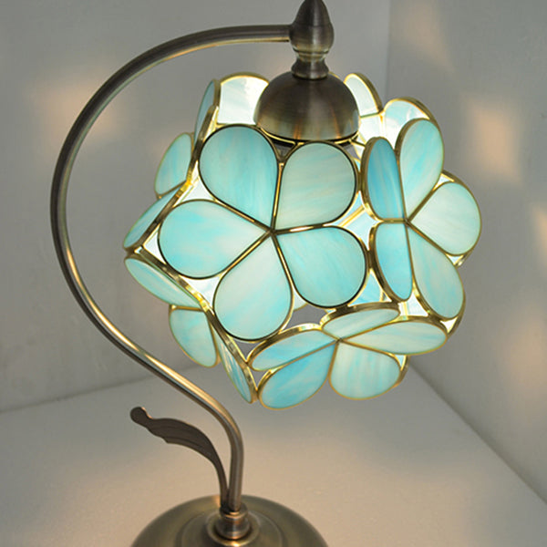 Bloementafel licht eenvoud stijl metalen nachttafellamp voor slaapkamer