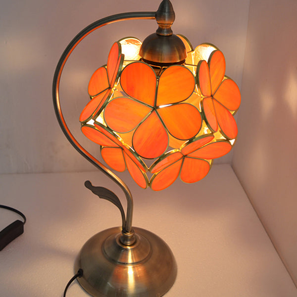 Bloementafel licht eenvoud stijl metalen nachttafellamp voor slaapkamer