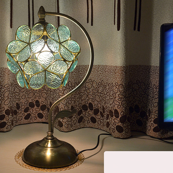 Bloementafel licht eenvoud stijl metalen nachttafellamp voor slaapkamer