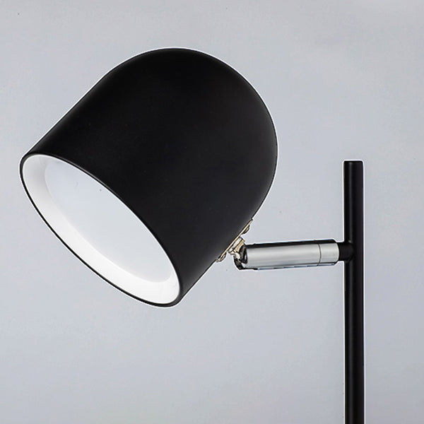 Lampe de table de nuit en métal en forme