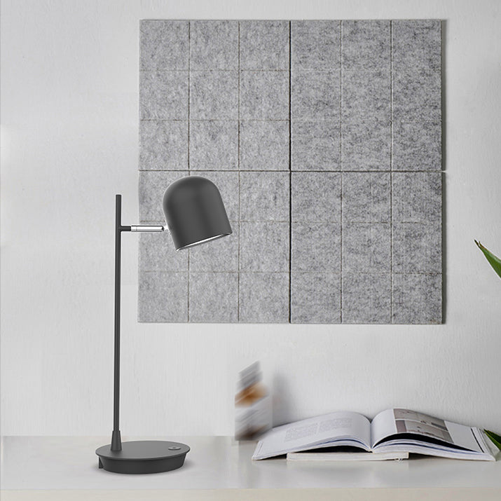 Lampe de table de nuit en métal en forme