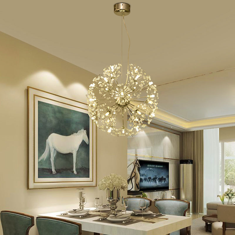 Luz de lámpara de lámpara de estilo moderno Sphere Multi Head Light para sala de estar