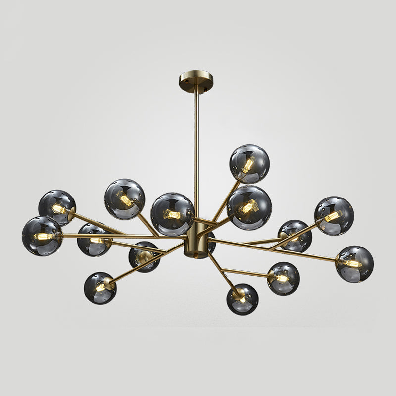 Modern Hanging Chandelier Lamp Global Glass Suspension Chandelier Pendant Light