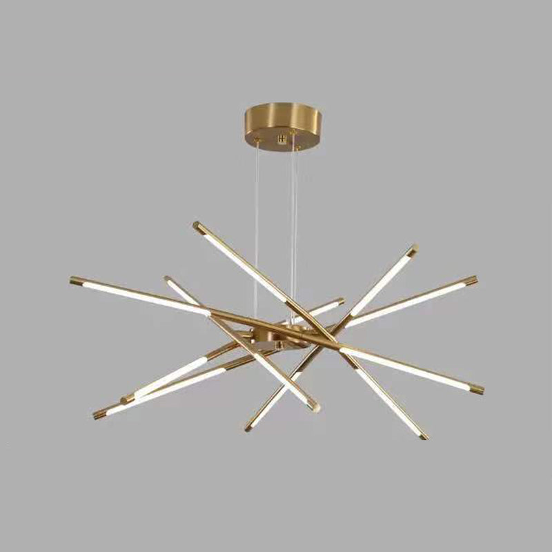 Minimalismo de lámpara de oro Luz Multi Light Light para sala de estar para sala de estar