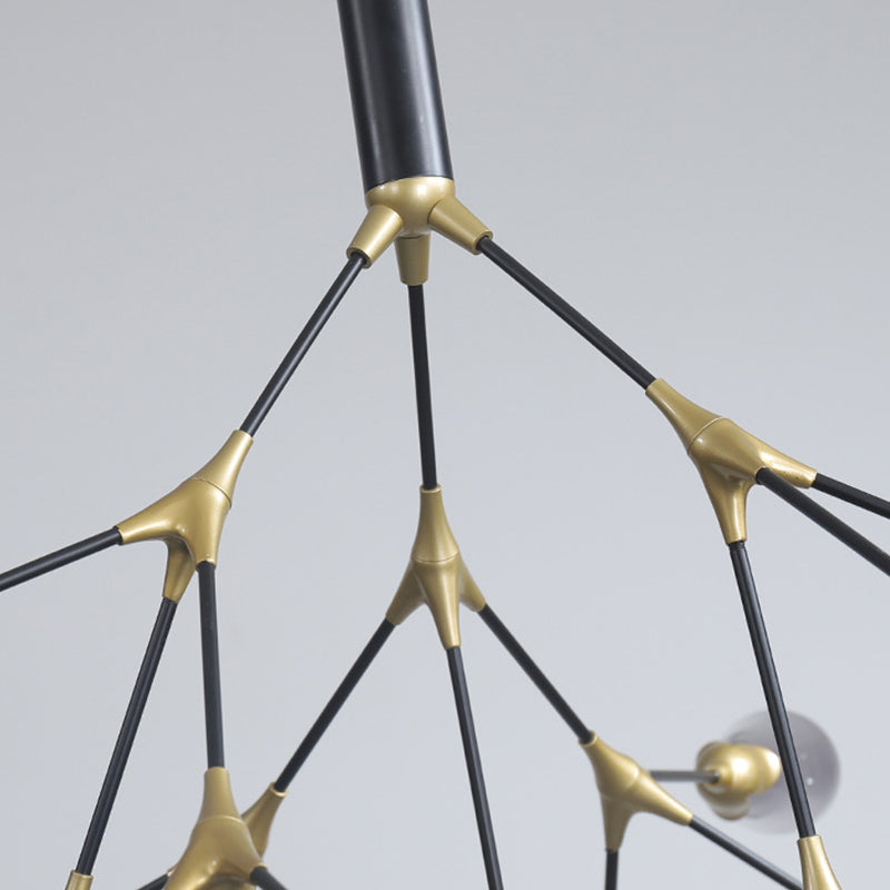 Wit glazen kroonluchter verlichtingsarmatuur moderne kroonluchter hanglamp voor woonkamer