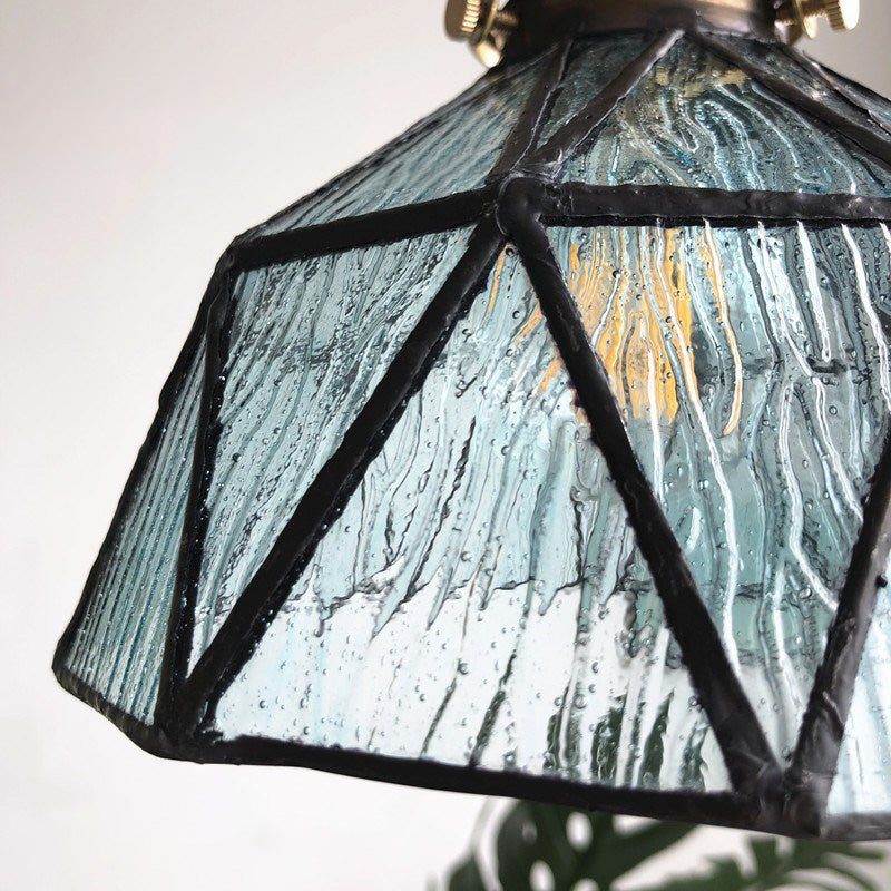 Industrial Down Candant Glass Hallway Appeding Sofriful Light with 1 Luce