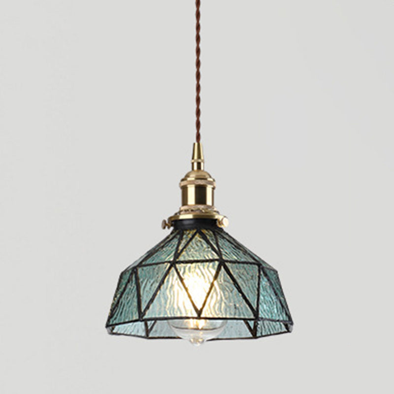 Industrial Down Candant Glass Hallway Appeding Sofriful Light with 1 Luce