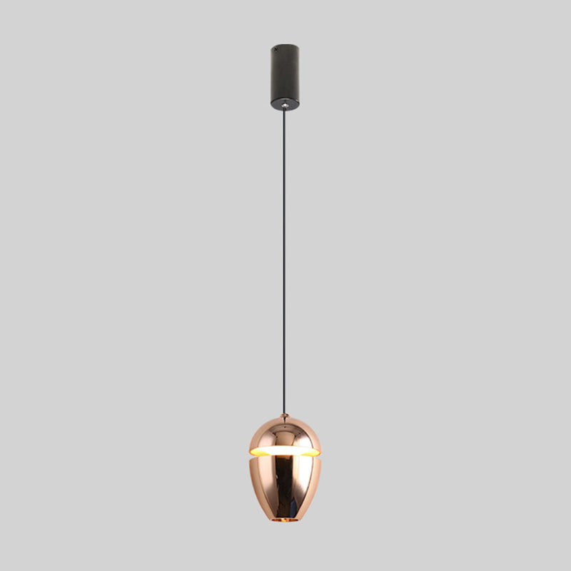 Postmodern Metal Pendant Light Aluminum LED Suspension Light for Bedside