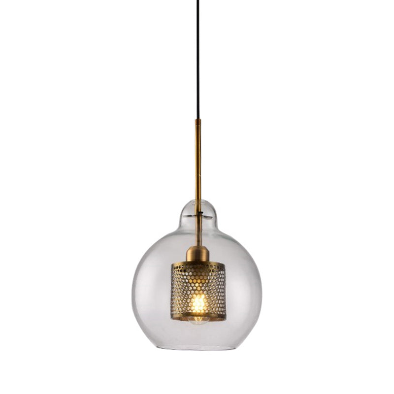 Contemporary Hanging Light Glass Shade Pendant Lighting Fixture for Sitting Room