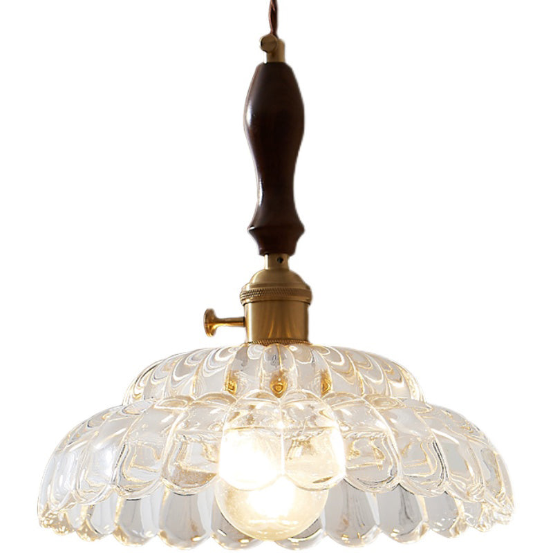 Glass de style moderne Lumière suspendue simple éclairage pendentif pour le salon