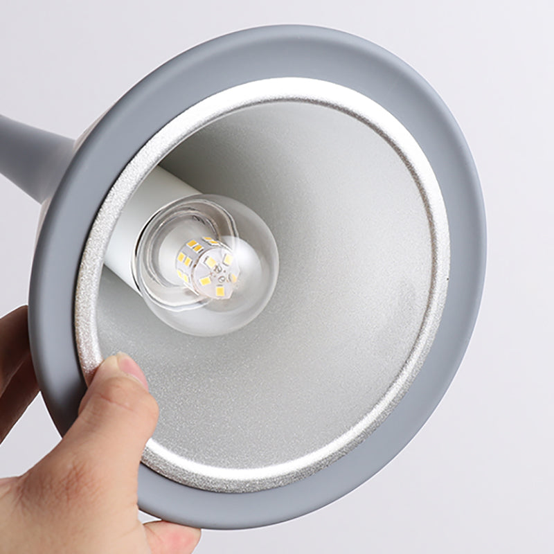 Cone Shape Glass Hanging Light Modern Style 1 Light Hanging Light Fixture