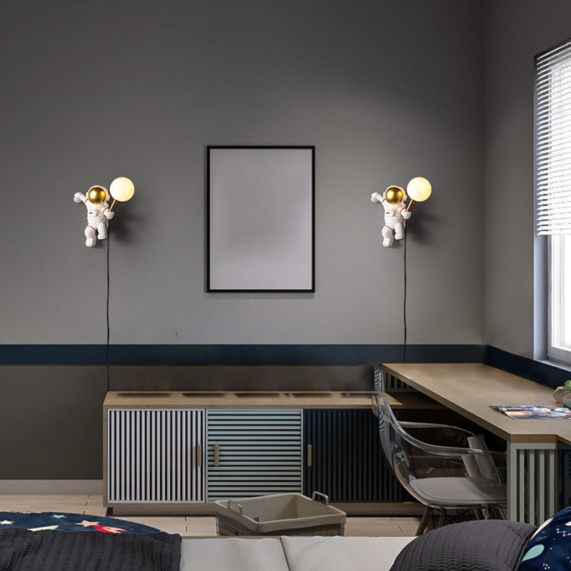 Lampada da parete per bambini astronauta per astronauta
