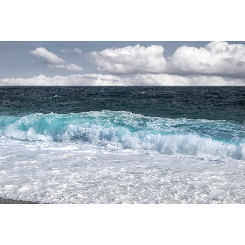 Modern Style Wall Mural Wallpaper Sea Scenery Sitting Room Wall Mural