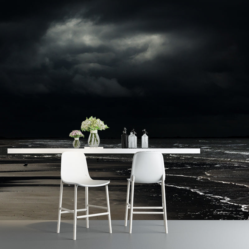 Beautiful Photography Mural Wallpaper Sea Scenery Environment Friendly Indoor Wall Mural