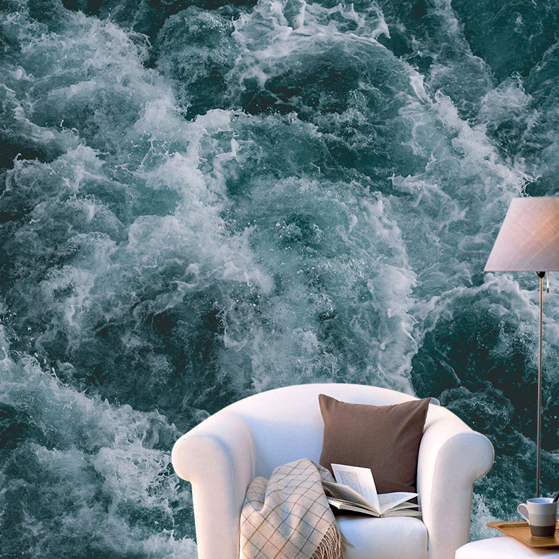 Beautiful Photography Mural Wallpaper Sea Scenery Environment Friendly Indoor Wall Mural