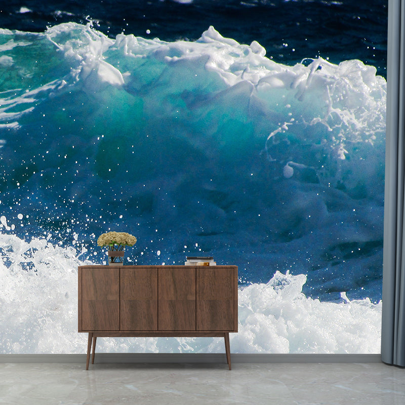 Photography Stain Resistant Mural Wallpaper Sea Scenery Living Room Wall Mural