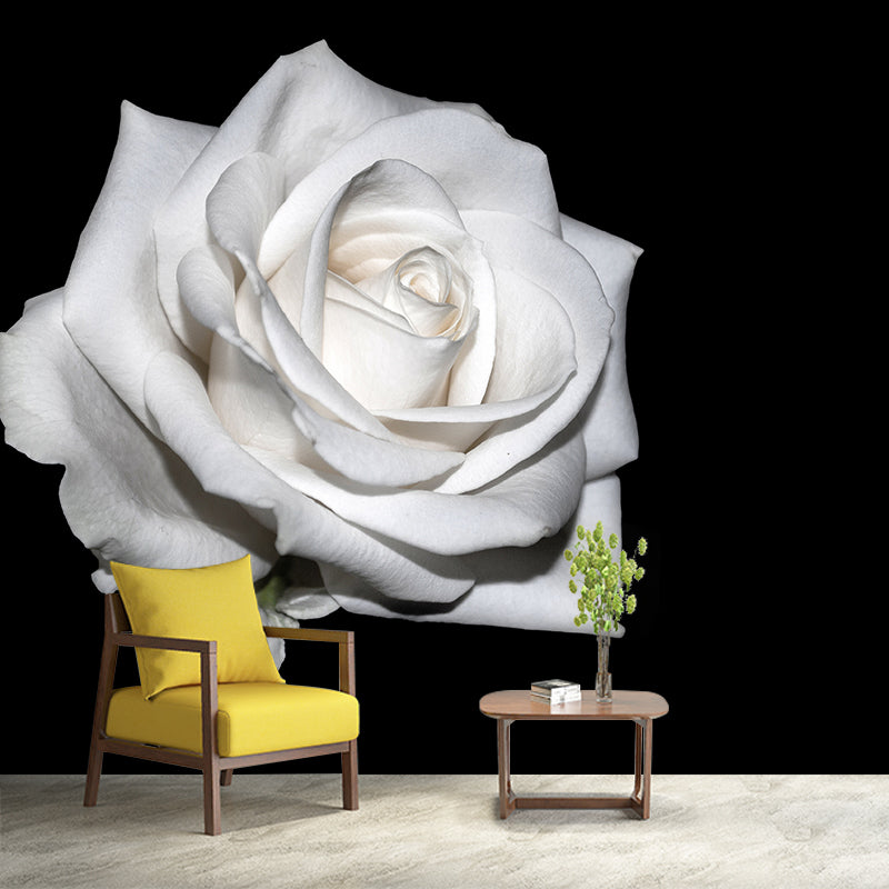 Photography Stain Resistant Wall Mural Wallpaper Roses Sitting Room Wall Mural