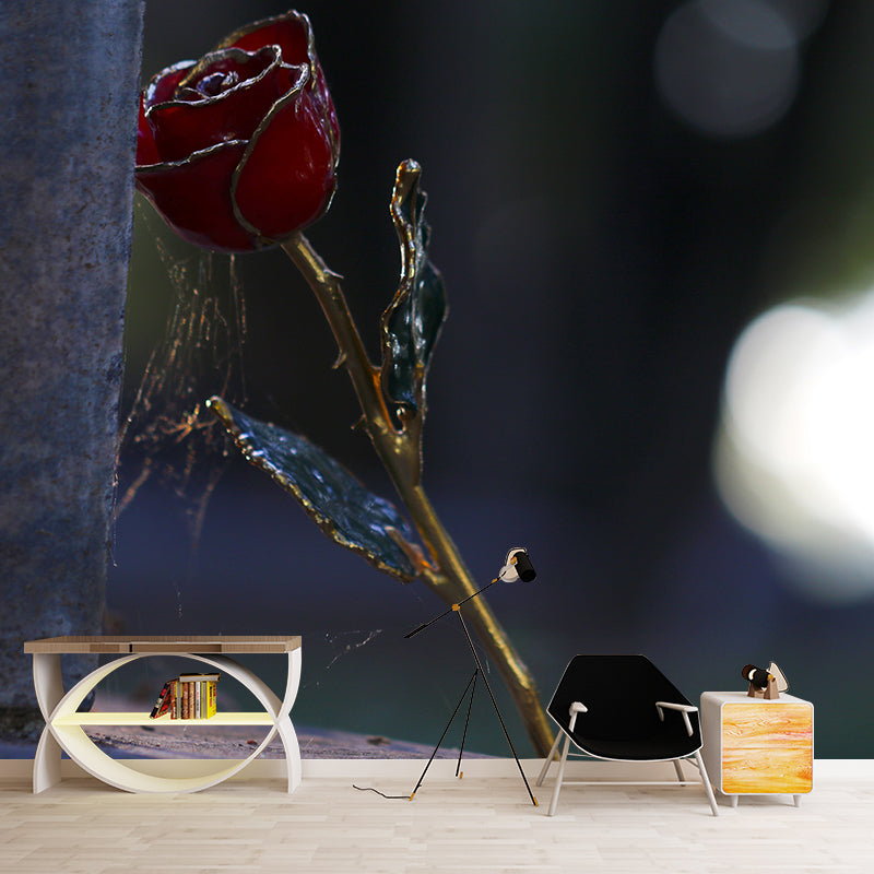 Roses Mildew Resistant Mural Wallpaper Living Room Wall Mural