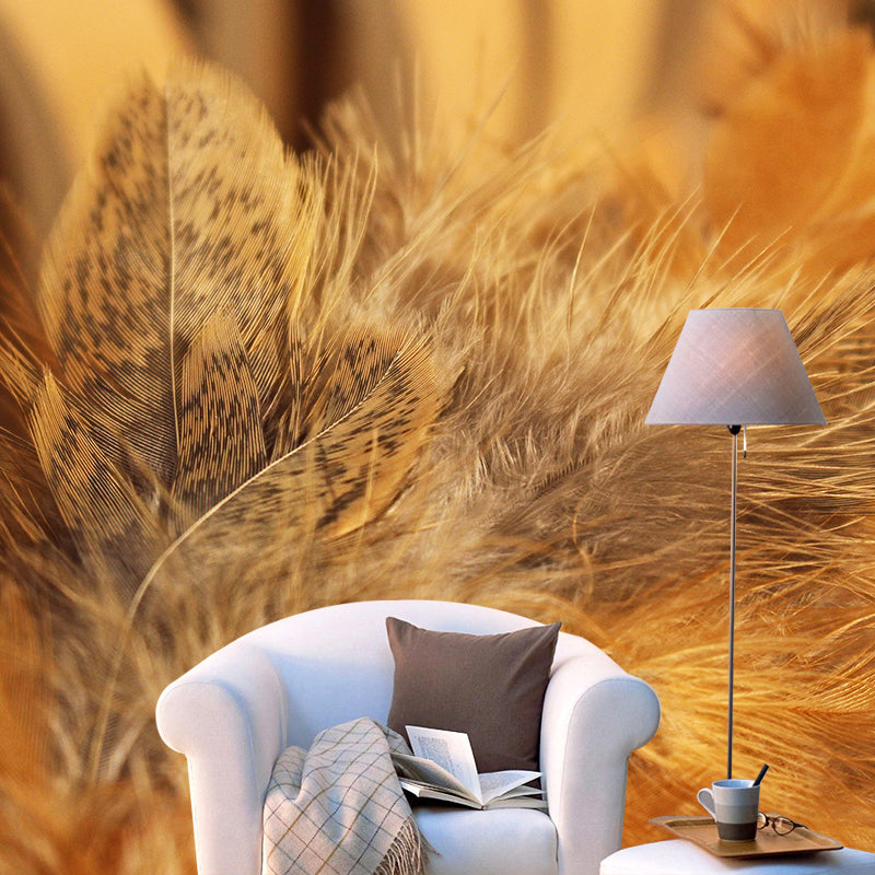 Decorative Photography Mural Wallpaper Feather Indoor Wall Mural