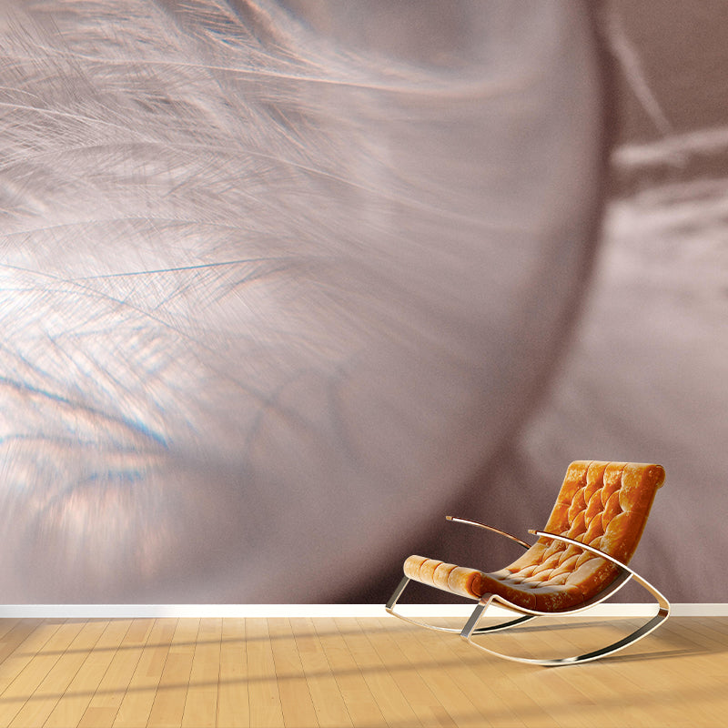 Feather Photography Mural Wallpaper Environment Friendly Living Room Wall Mural