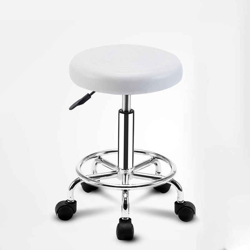 Modern Adjustable Rotatable Counter Stool Steel Mobile Phone Store Bar Stool with Cushion