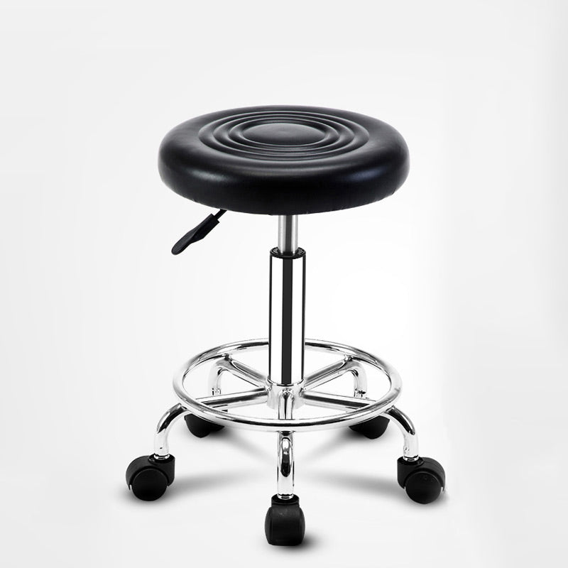 Modern Adjustable Rotatable Counter Stool Steel Mobile Phone Store Bar Stool with Cushion