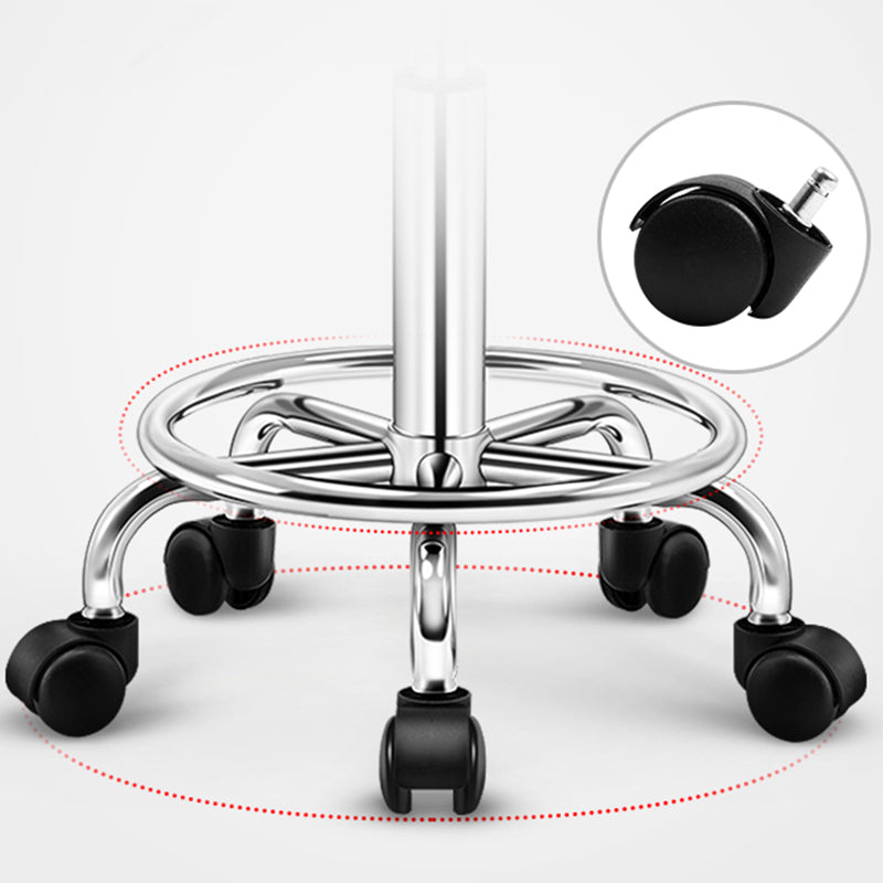 Modern Adjustable Rotatable Counter Stool Steel Mobile Phone Store Bar Stool with Cushion