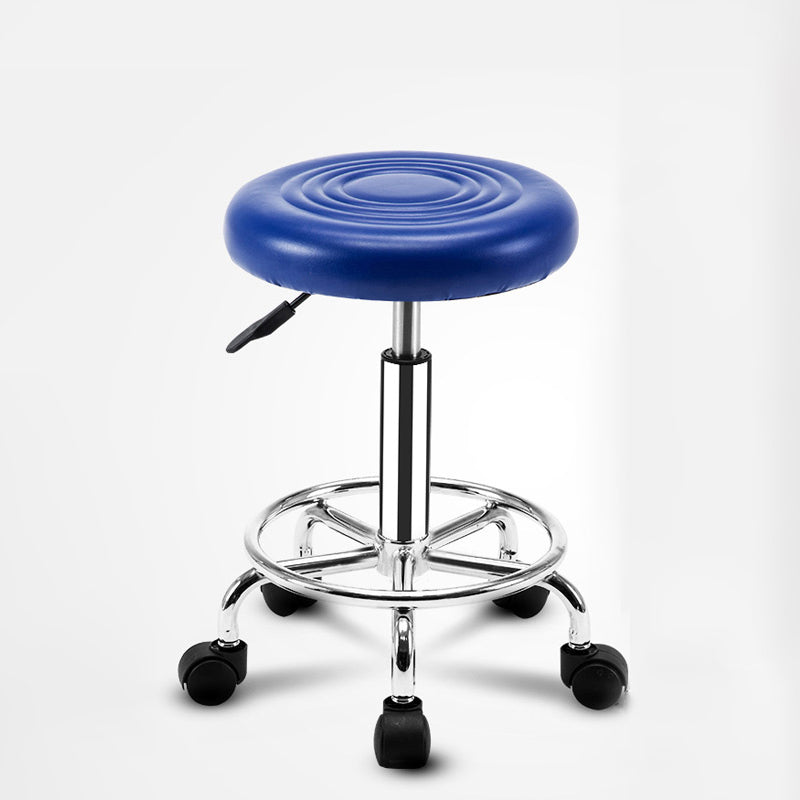 Modern Adjustable Rotatable Counter Stool Steel Mobile Phone Store Bar Stool with Cushion