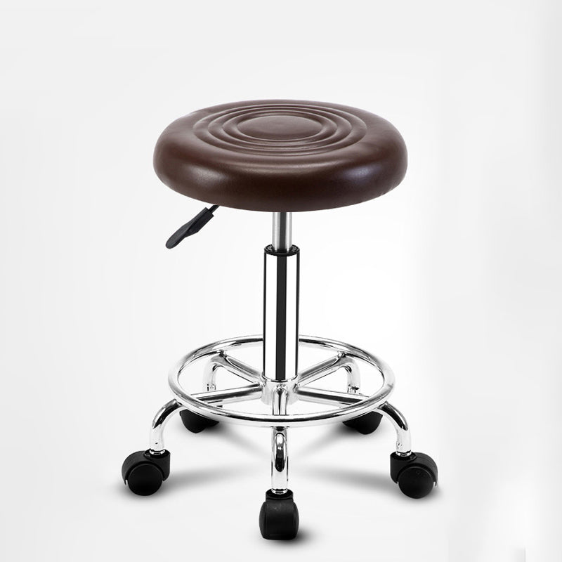 Modern Adjustable Rotatable Counter Stool Steel Mobile Phone Store Bar Stool with Cushion